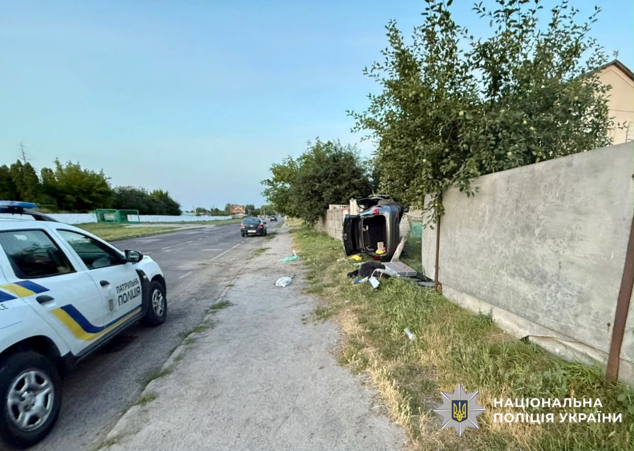  Керувала напідпитку та спричинила ДТП: поліцейські Київщини розслідують обставини аварії у Білій Церкві 