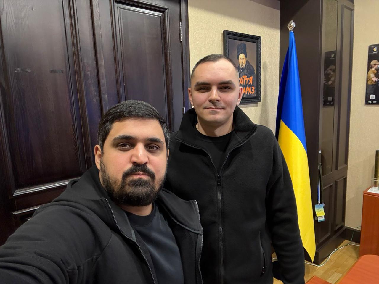  Тимур Ткаченко провів зустріч з головою Київради серед молоді Єгором Міненком 