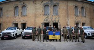  Київщина передала п’ять пікапів підрозділу «АХІЛЛЕС» 