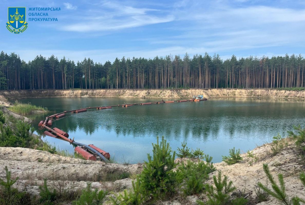  Керівника фірми підозрюють у завданні 2,5 млрд грн збитків державі через незаконний видобуток піску на Житомирщині 