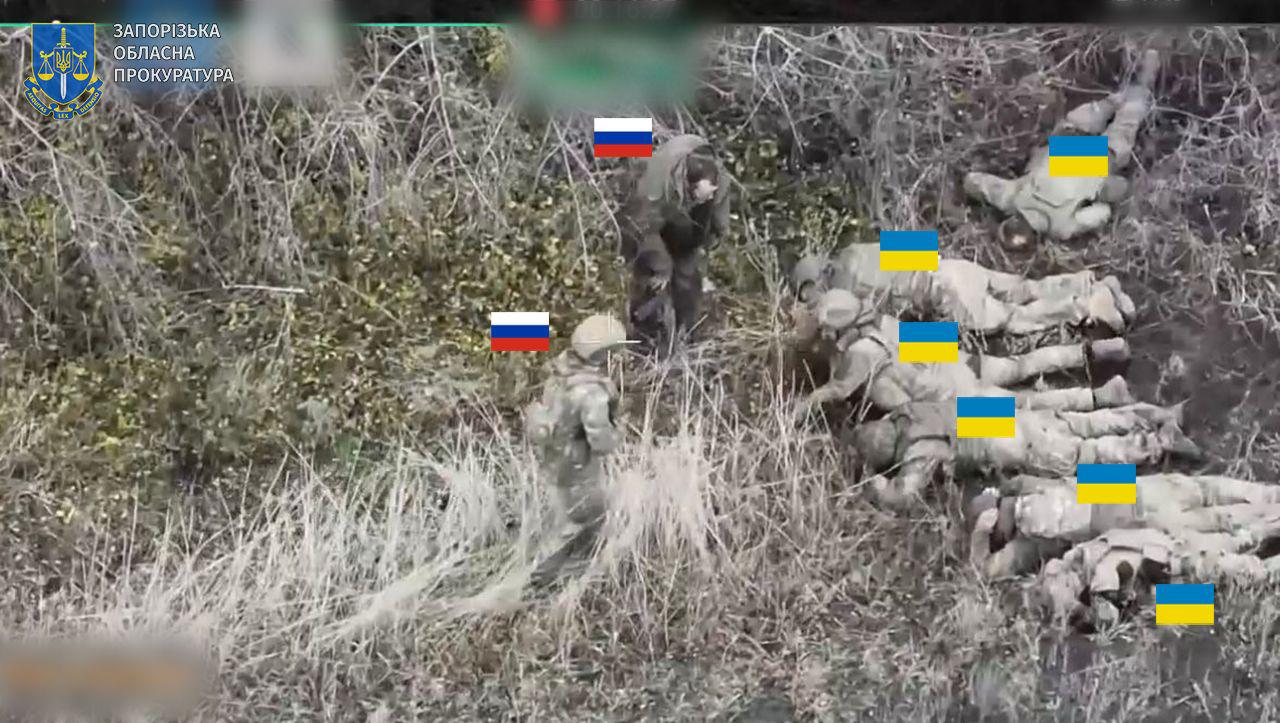  Розпочато розслідування за фактом розстрілу ворогом українських військовополонених поблизу Новодарівки на Запоріжжі 