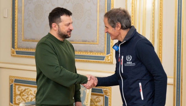  Зеленський зустрівся з гендиректором МАГАТЕ 