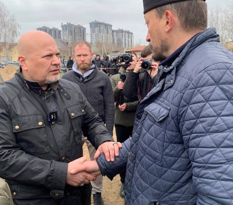  Ukraine is crime scene - prosecutor of International Criminal Court Khan in Bucha 