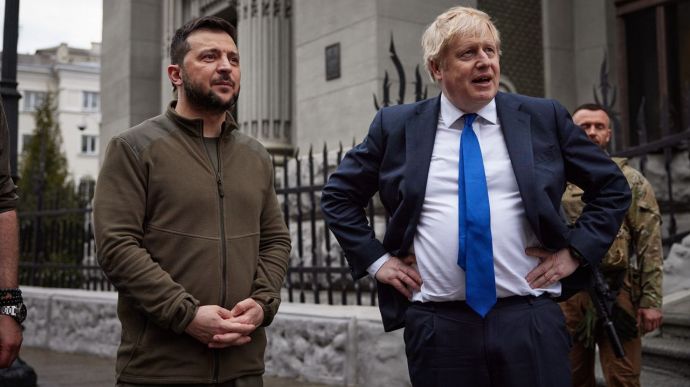  Zelenskyy about Boris Johnson: "He has already written himself into history" 