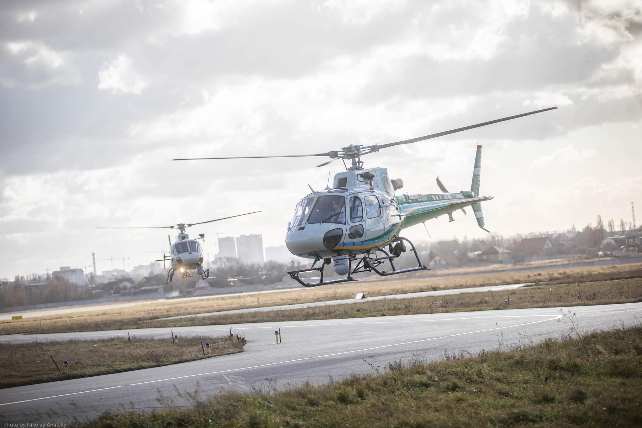  Держприкордонслужба отримала два нові французьких гелікоптера Н-125 Airbus Helicopters 