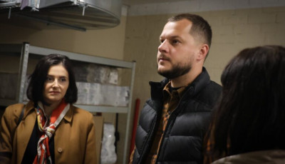 У Вишгороді з’явилося нове укриття для учнів — Микола Калашник перевірив готовність