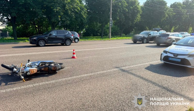 У Білій Церкві поліція розслідує смертельну ДТП із мотоциклістом