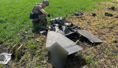 Вибухотехніки поліції Чернігівщини знешкодили бойову частину ворожого ударного безпілотника