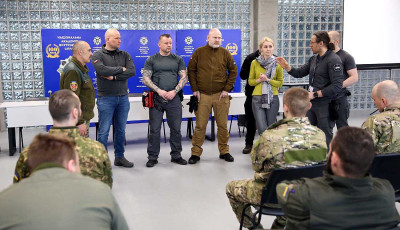 Польські інструктори представили у Національній академії внутрішніх справ України алгоритм надання домедичної допомоги MARCH