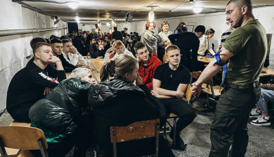 Нацгвардійці навчають школярів мінновибуховій безпеці та наданню першої медичної допомоги