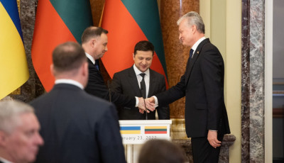 Україна, Польща й Литва єдині в тому, що майбутнє європейської безпеки зараз вирішується в Україні – Володимир Зеленський