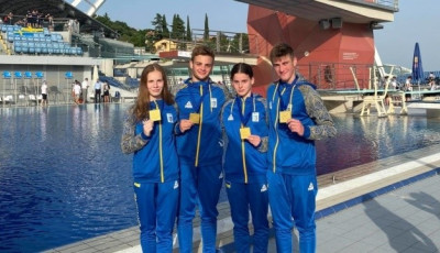 Стрибуни у воду здобули перше «золото» на юніорському чемпіонаті Європи