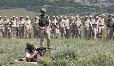 Россия устроила занятия по боевой подготовке в оккупированном Крыму