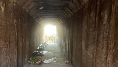 Russian troops gather civilian dead in underground passage on Mariupol’s outskirts