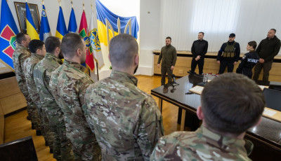 Володимир Зеленський нагородив бійців КОРДу, які захищають українців і забезпечують правопорядок в умовах російського вторгнення